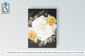 1139 Yellow Florals Frame Wedding Card